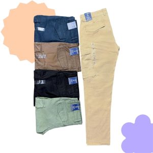 Men's Twill Cargo Long Pant